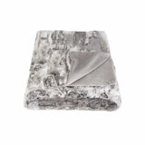 50" X 60" Gray Rabbit Fur Throw Blanket - Homeroots
