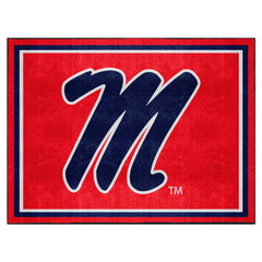 Ole Miss Rebels 8ft. x 10 ft. Plush Area Rug - Ole Miss