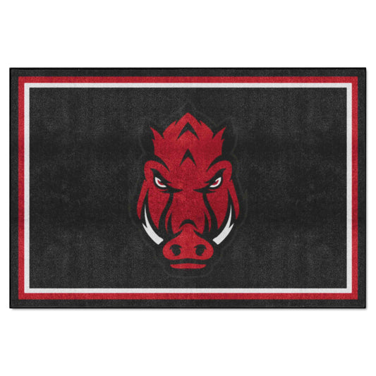 Arkansas Razorbacks 5ft. x 8 ft. Plush Area Rug - Arkansas
