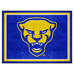 Pitt Panthers 8ft. x 10 ft. Plush Area Rug, Panther Logo - Pitt