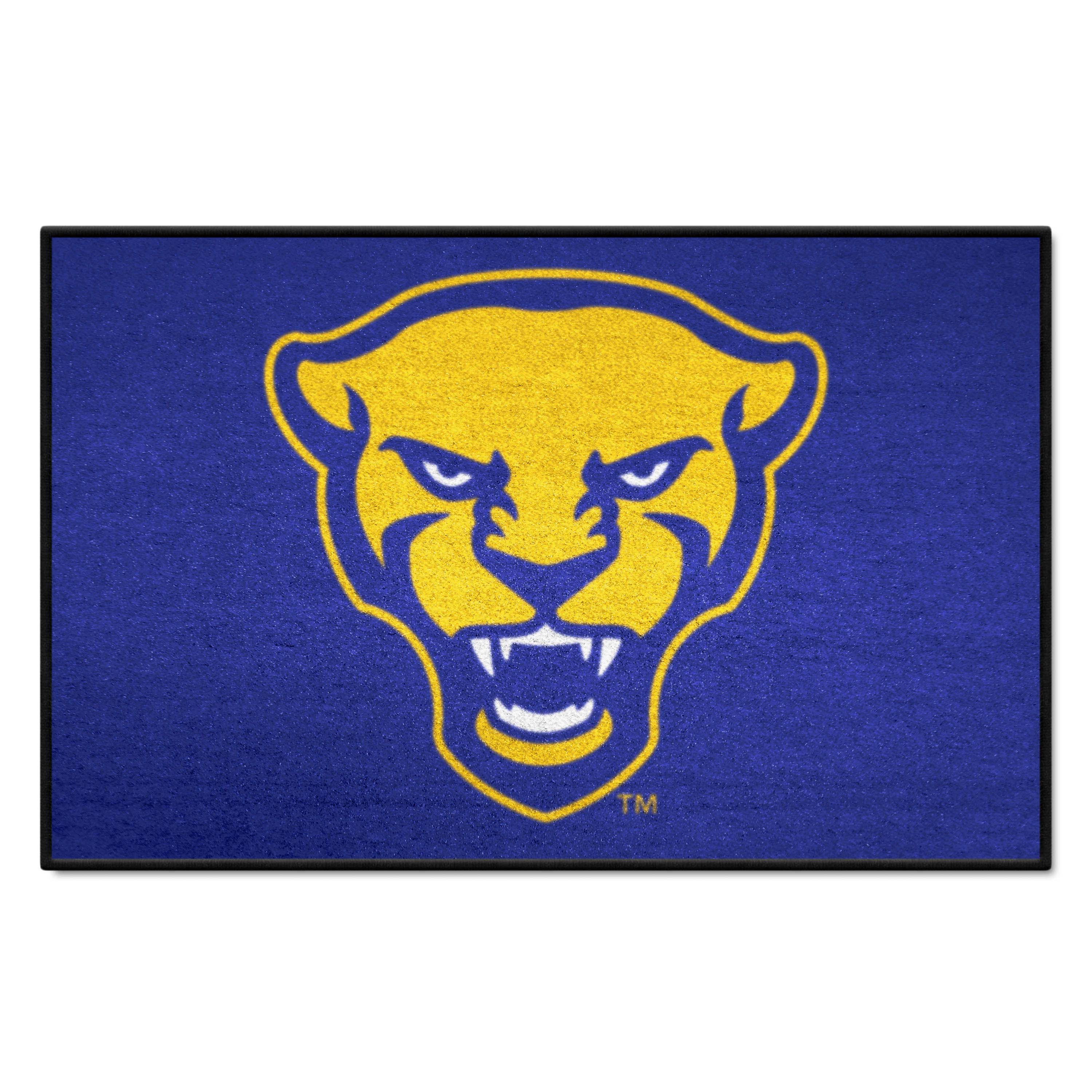 Pitt Panthers Starter Mat Accent Rug, Panther Logo - 19in. x 30in. - Pitt
