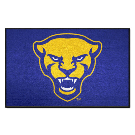 Pitt Panthers Starter Mat Accent Rug, Panther Logo - 19in. x 30in. - Pitt