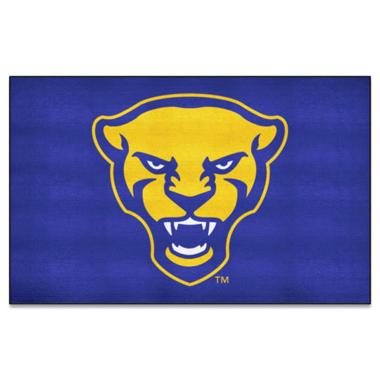 Pitt Panthers Ulti-Mat Rug, Panther Logo - 5ft. x 8ft. - Pitt