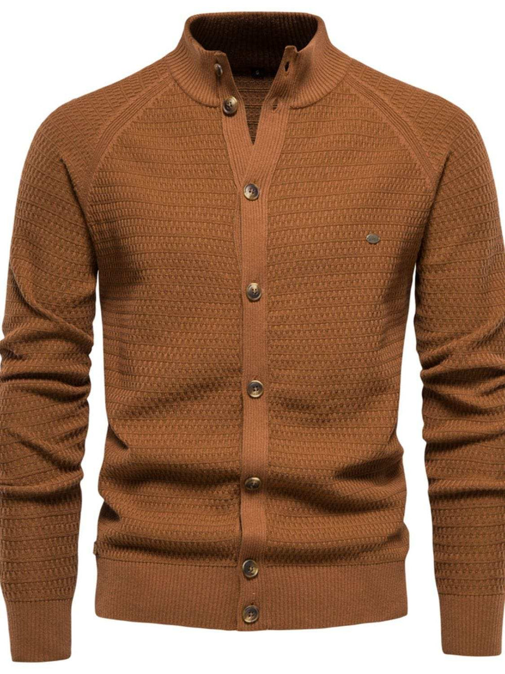 Men's Button Down Long Sleeve Cardigan - Trendsi - Flyclothing LLC