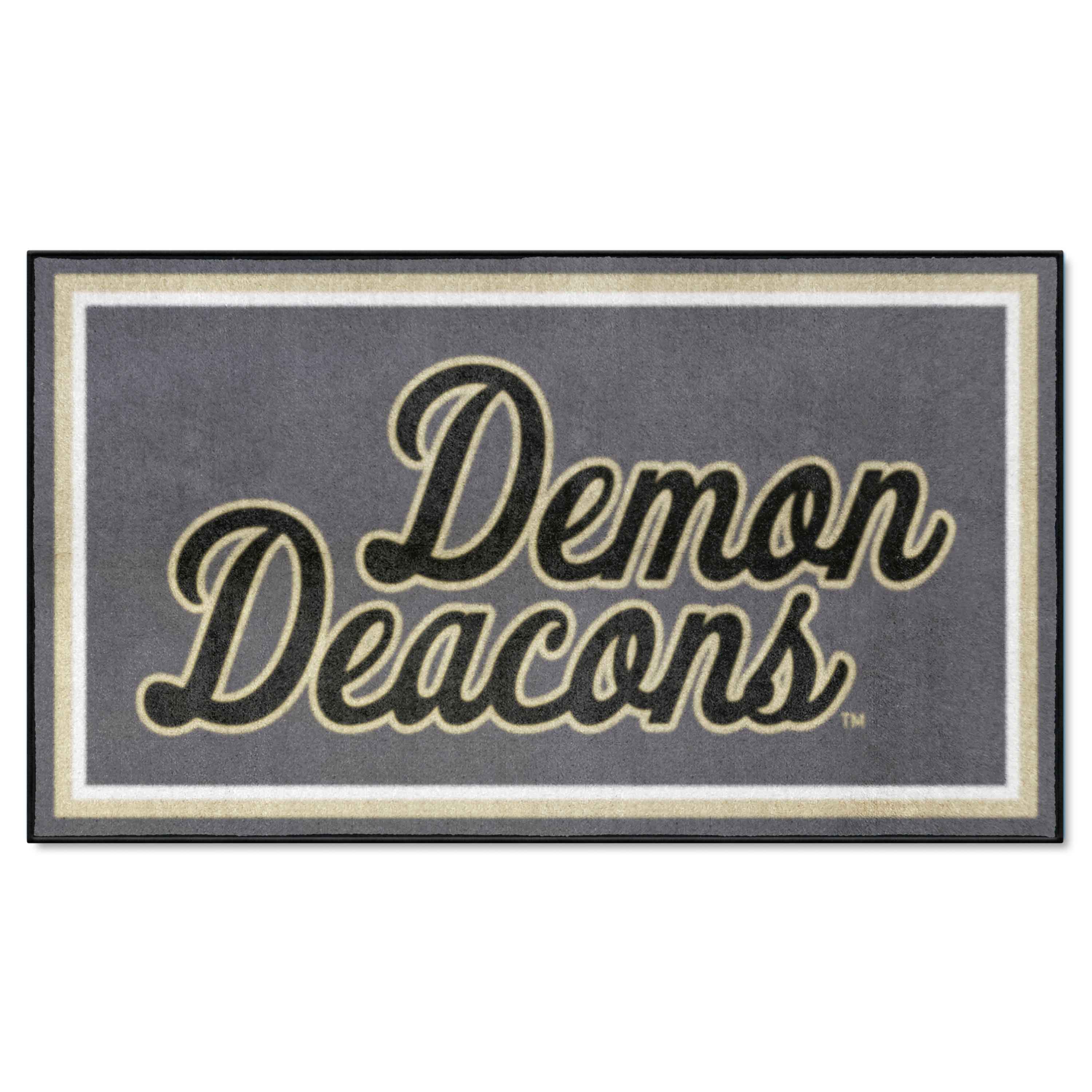 Wake Forest Demon Deacons 3ft. x 5ft. Plush Area Rug, Script Wordmark