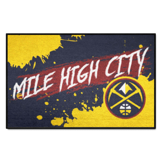 Denver Nuggets Slogan Starter Mat Accent Rug - 19in. x 30in. - Denver Nuggets