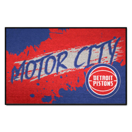 Detroit Pistons Slogan Starter Mat Accent Rug - 19in. x 30in. - Detroit Pistons