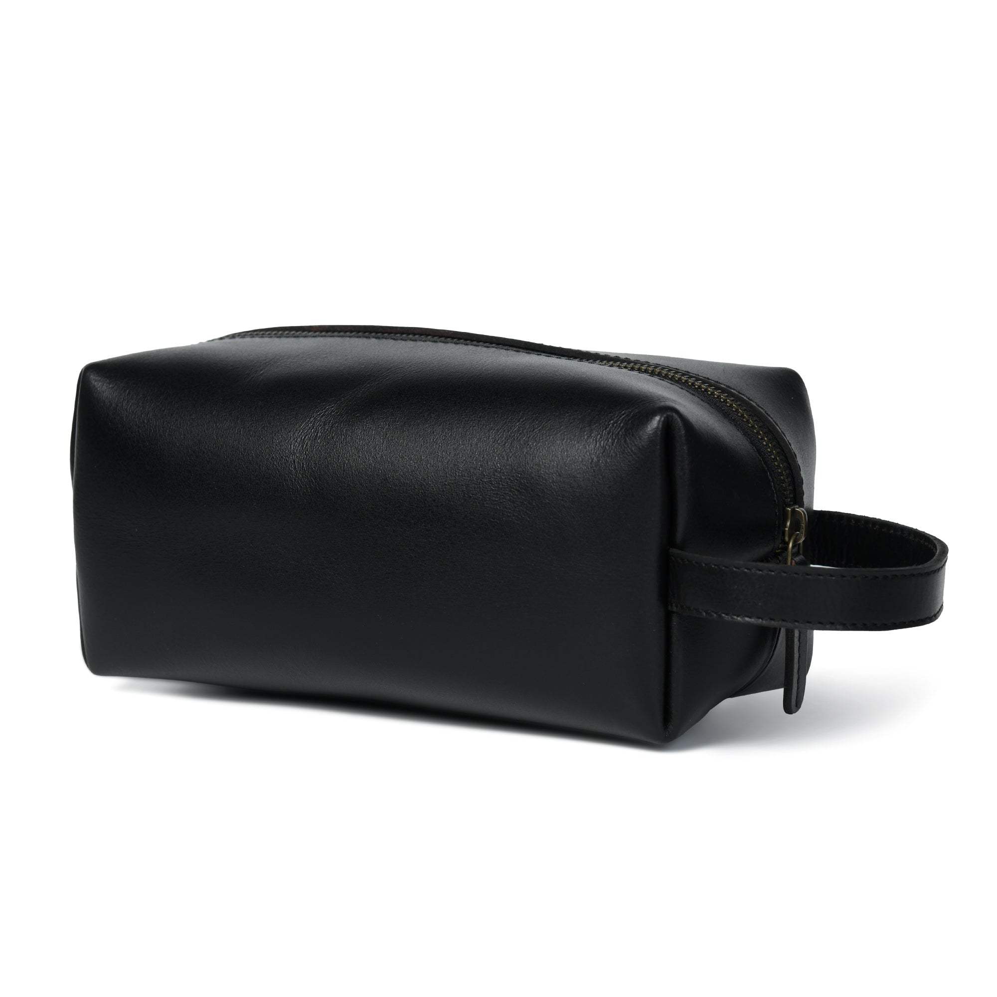 The Hamilton Leather Toiletry Bag - Classy Leather Bags - Flyclothing LLC