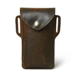 Mobile Holster Case- Dark Brown - Classy Leather Bags - Flyclothing LLC