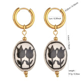 Lustrous Heart-Shaped Stainless Steel Earrings For Women - My Store - Flyclothing LLC