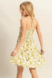 HYFVE Floral Print Halter Neck Tiered Mini Dress - Trendsi