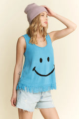 Jade By Jane Smiley Fringe Tank Top - Trendsi - Flyclothing LLC