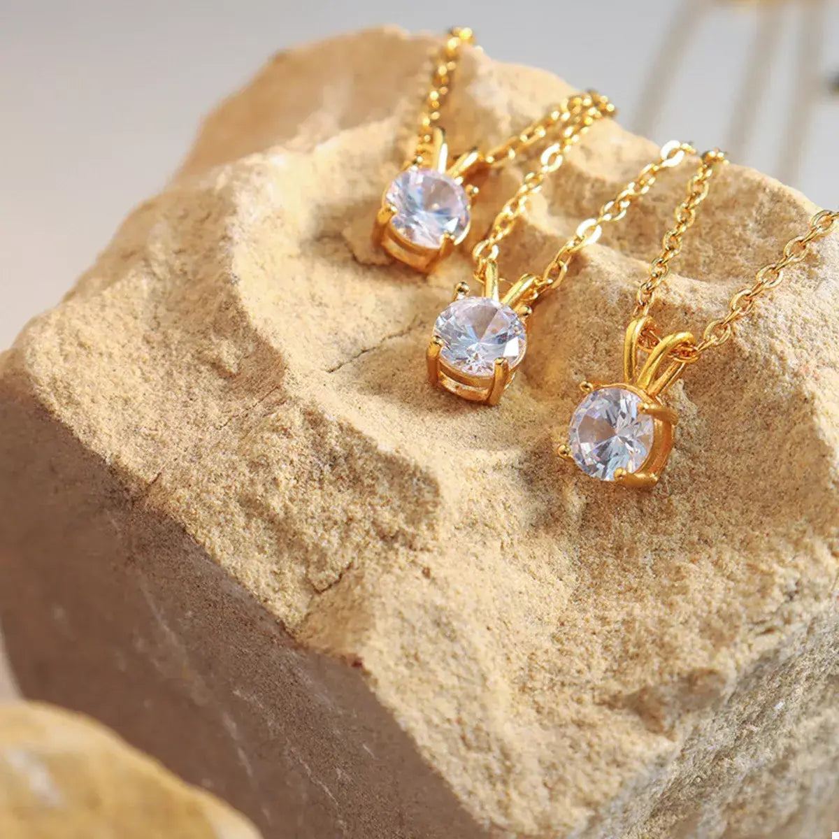 18K Gold-Plated Pendant Necklace - Trendsi - Flyclothing LLC