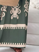 Printed Spaghetti Strap Sleeveless Maxi Dress - Trendsi - Flyclothing LLC
