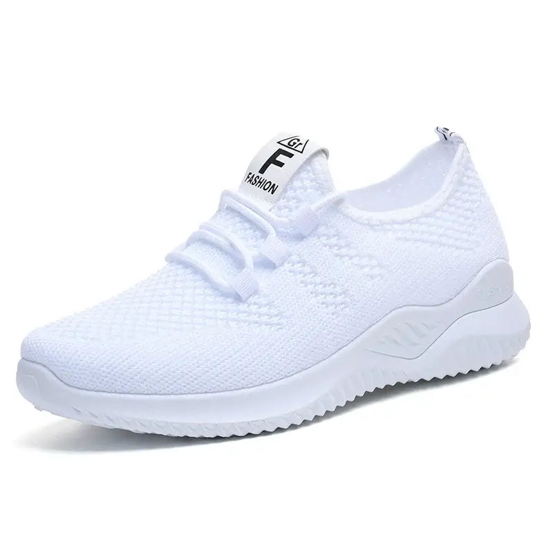 Breathable Mesh Lace Up Athletic - Trendsi - Flyclothing LLC