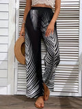 Printed Wide Leg Pants - Trendsi
