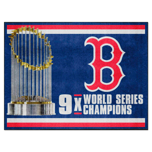 Boston Red Sox Dynasty 8ft. x 10 ft. Plush Area Rug - Boston Red Sox