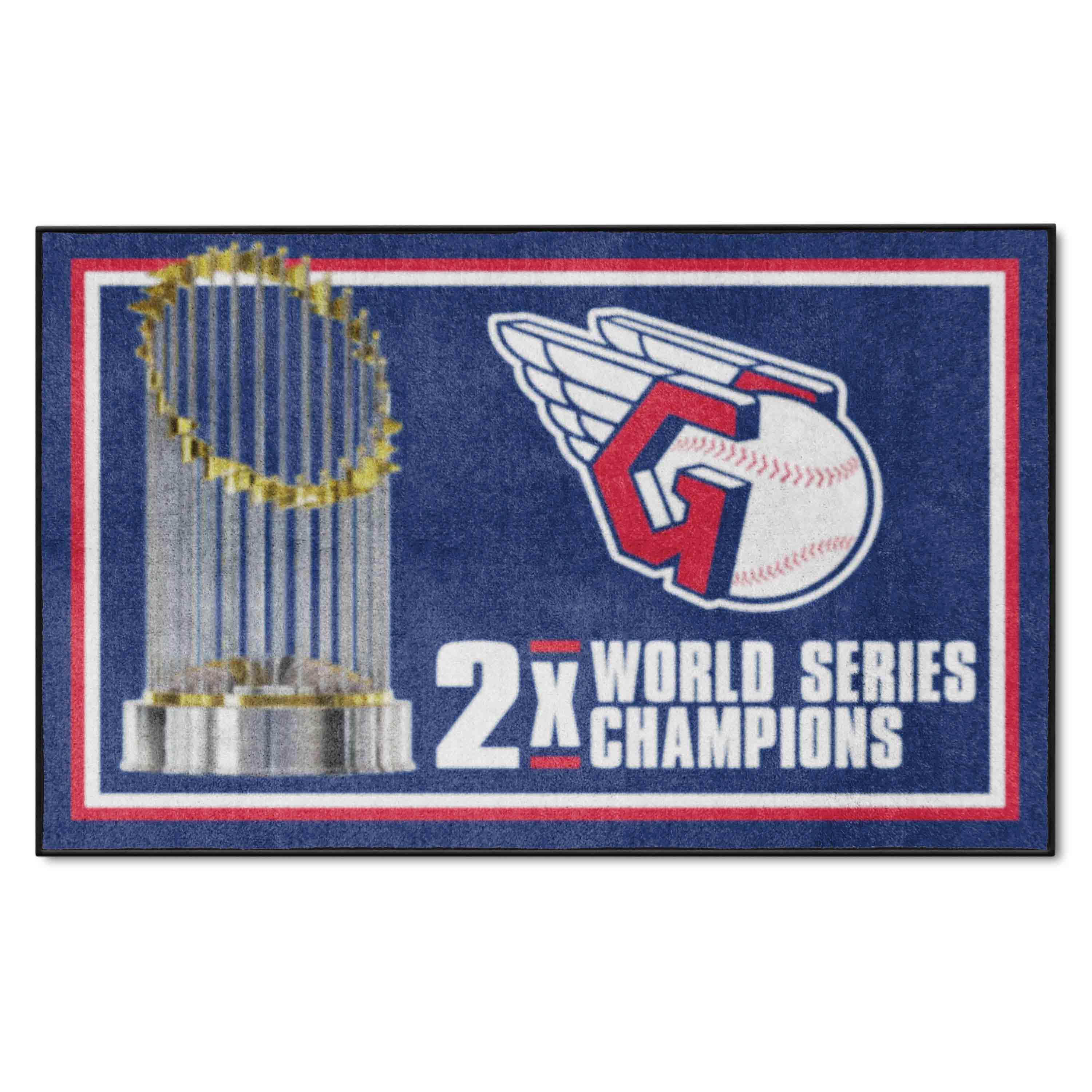 Cleveland Guardians Dynasty 4ft. x 6ft. Plush Area Rug - Cleveland Guardians