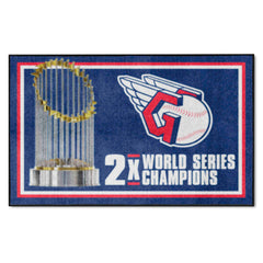 Cleveland Guardians Dynasty 4ft. x 6ft. Plush Area Rug - Cleveland Guardians