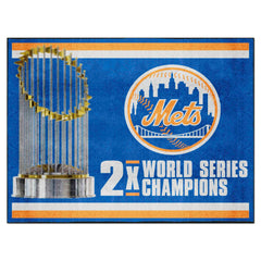 New York Mets Dynasty 8ft. x 10 ft. Plush Area Rug - New York Mets