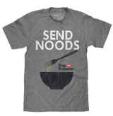 Top Ramen Send Noods T-Shirt - Gray
