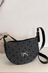 Polyester Printed Adjustable Strap Crossbody Bag - Trendsi