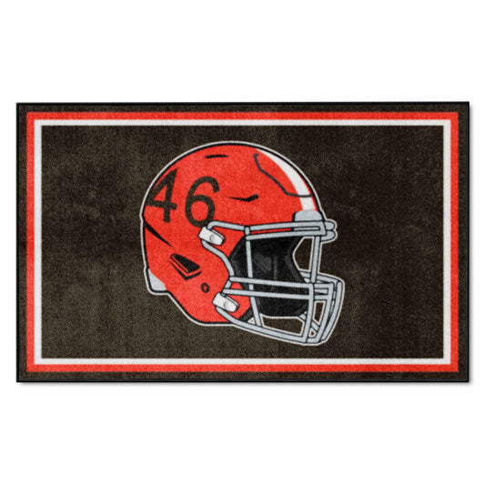 Cleveland Browns 4ft. x 6ft. Plush Area Rug - Cleveland Browns