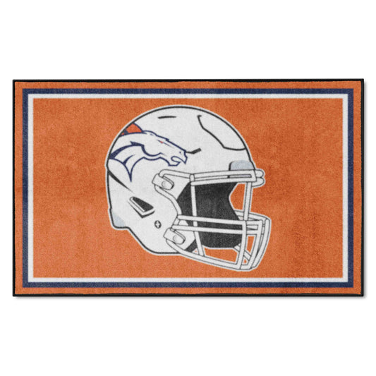 Denver Broncos 4ft. x 6ft. Plush Area Rug - Denver Broncos