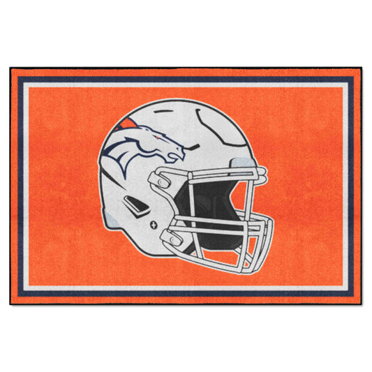 Denver Broncos 5ft. x 8 ft. Plush Area Rug - Denver Broncos