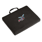 Delaware State University Black Bleacher Cushion f/ Primary Logo - Logo Brands - Flyclothing LLC