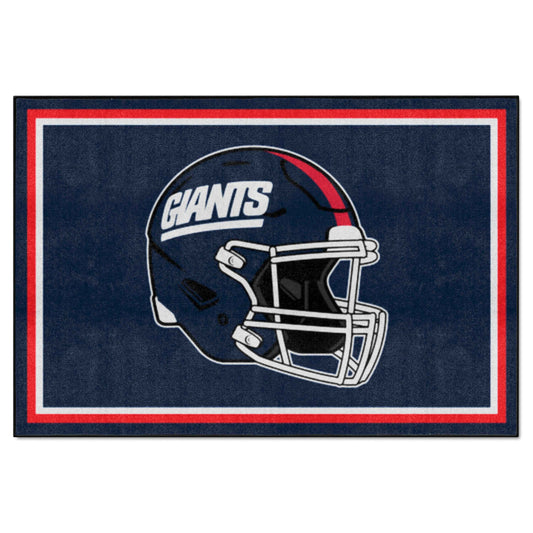 New York Giants 5ft. x 8 ft. Plush Area Rug - New York Giants