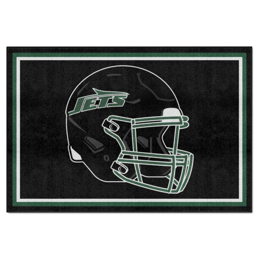 New York Jets 5ft. x 8 ft. Plush Area Rug - New York Jets