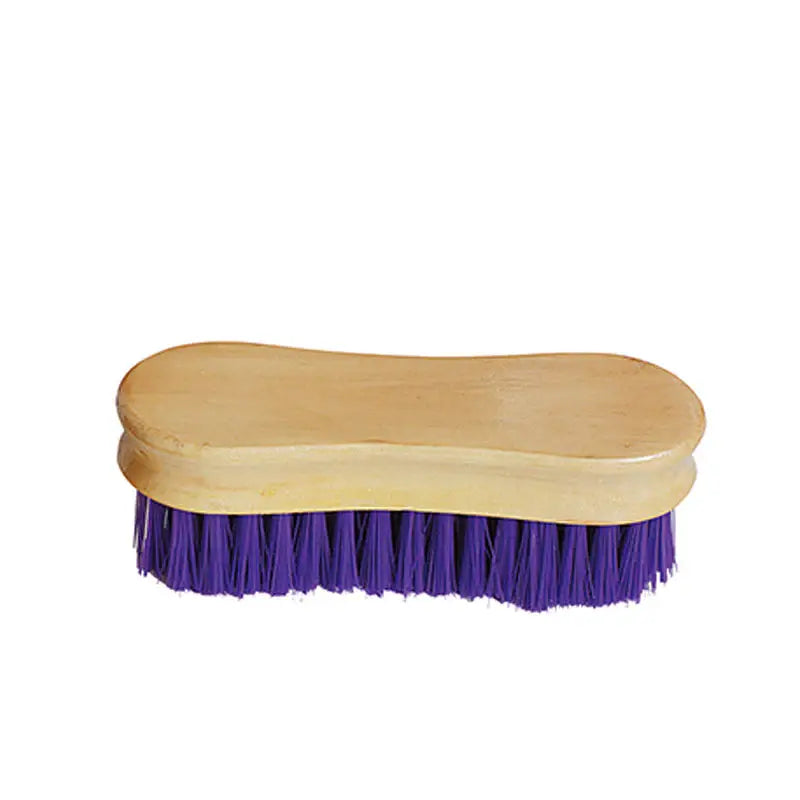 TuffRider Stiff Face Brush With Wooden Grip - Breeches.com - Flyclothing LLC
