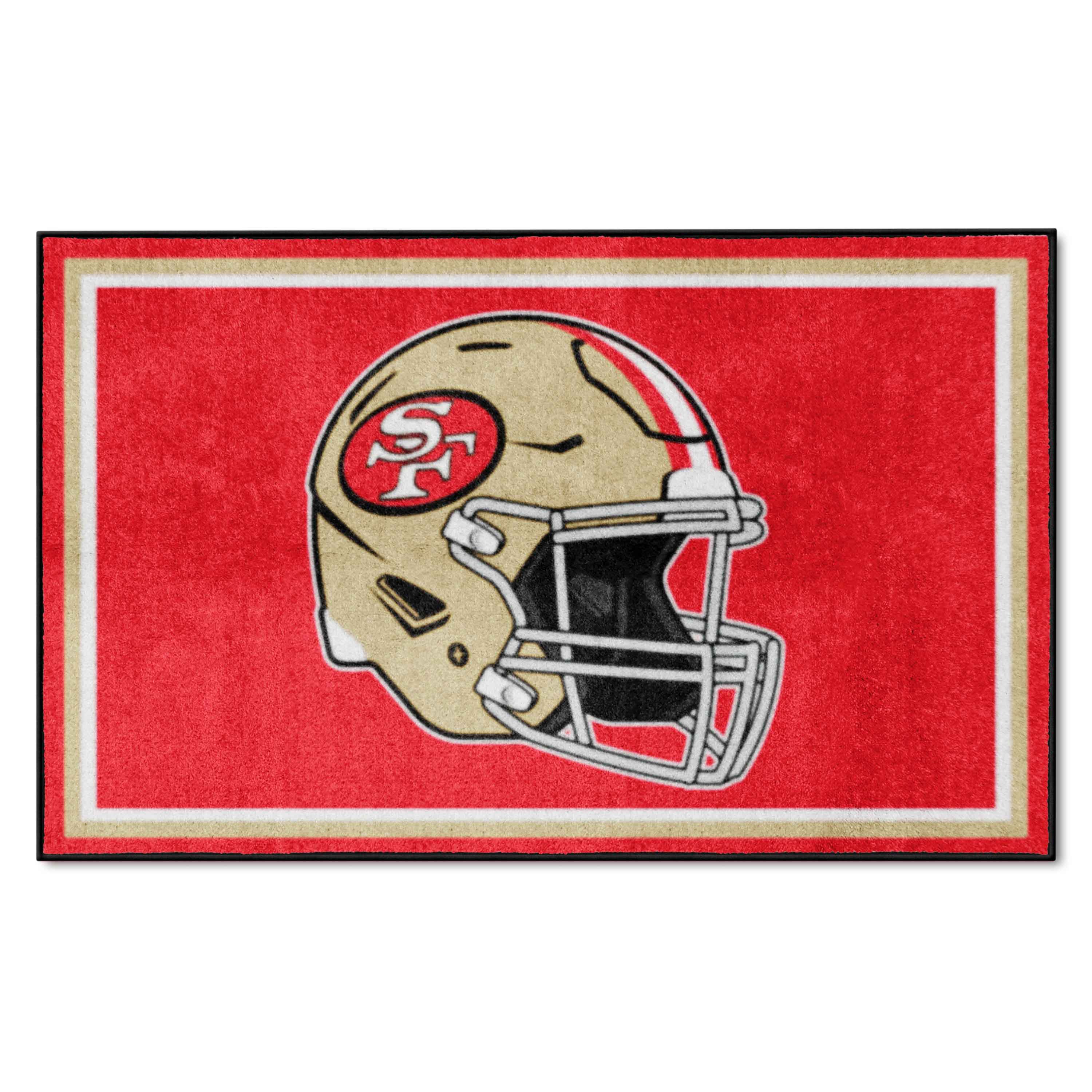 San Francisco 49ers 4ft. x 6ft. Plush Area Rug - San Francisco 49ers