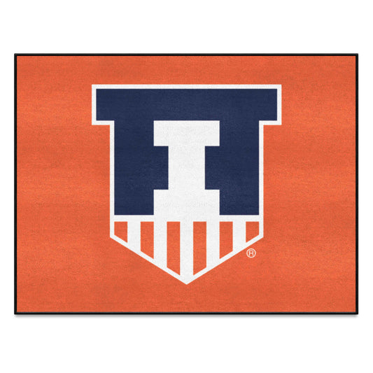 Illinois Illini All-Star Rug - 34 in. x 42.5 in. - Illinois