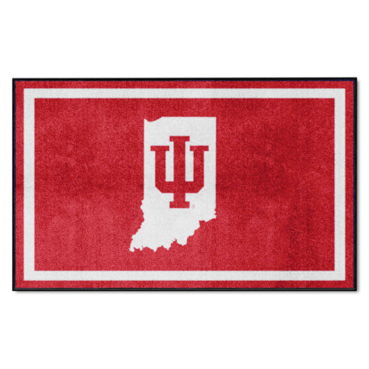 Indiana Hooisers 4ft. x 6ft. Plush Area Rug - Indiana