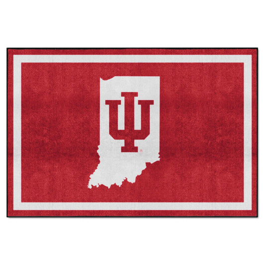 Indiana Hooisers 5ft. x 8 ft. Plush Area Rug - Indiana