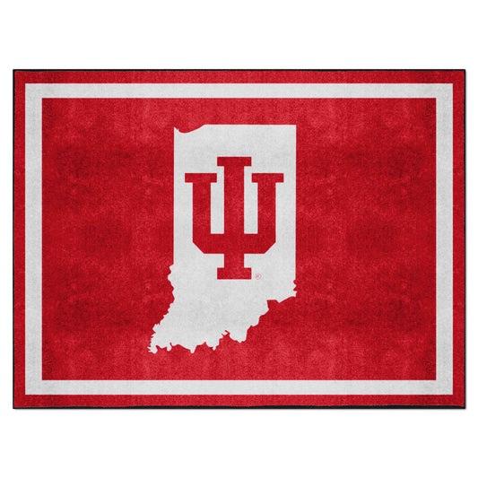 Indiana Hooisers 8ft. x 10 ft. Plush Area Rug - Indiana