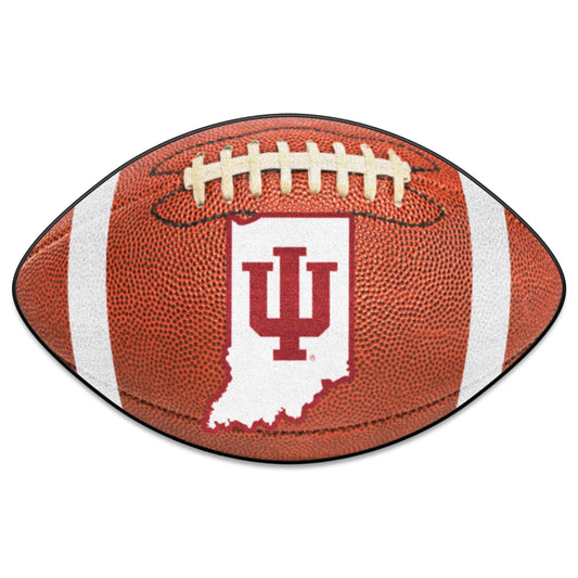 Indiana Hooisers  Football Rug - 20.5in. x 32.5in. - Indiana