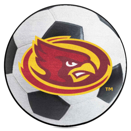 Iowa State Cyclones Soccer Ball Rug - 27in. Diameter - Iowa State
