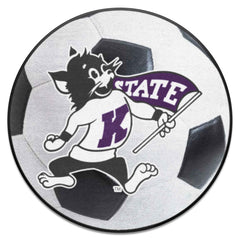 Kansas State Wildcats Soccer Ball Rug - 27in. Diameter - Kansas State