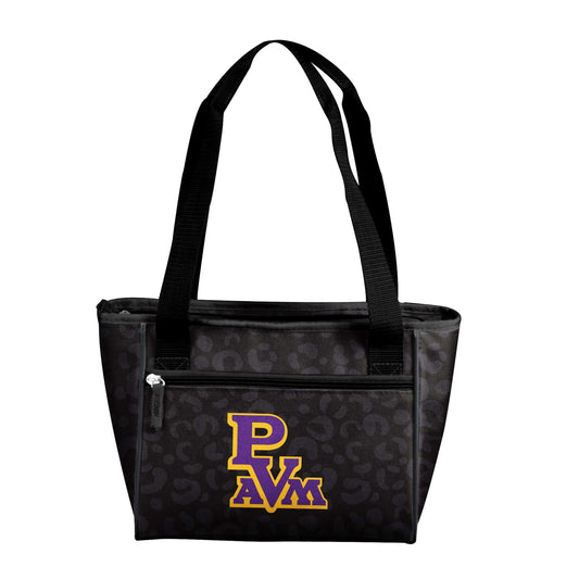 Prairie View A&M Leopard Print 16 Can Cooler Tote - Logo Brands - Flyclothing LLC