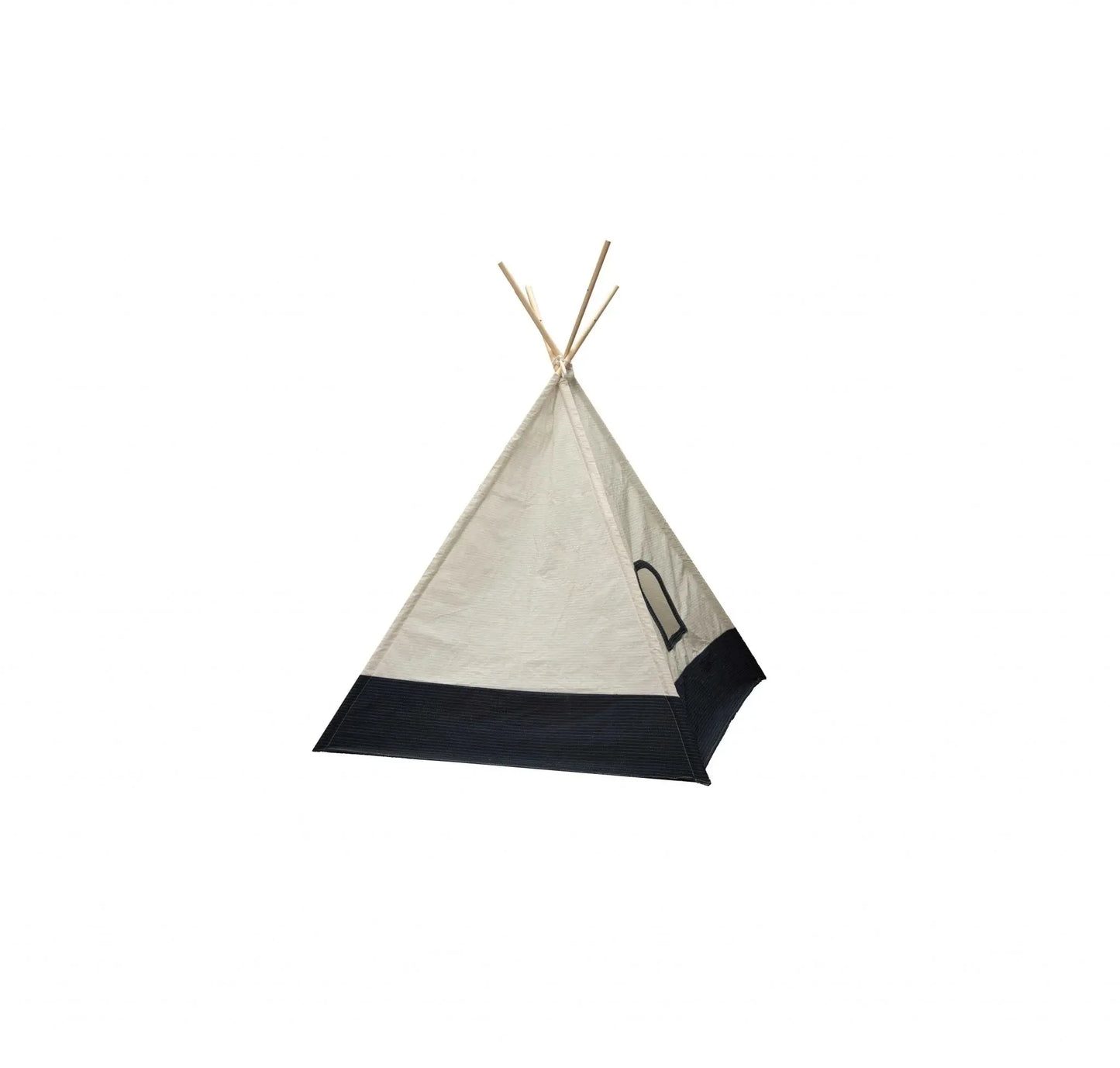 51 x 55 x 73 White and Blue Fabric Tent - Homeroots - Flyclothing LLC