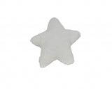 12" X 12" Blue and White Star Linen Throw Pillow - Homeroots - Flyclothing LLC