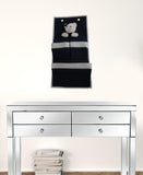 3 Pocket Storage Teddy Bear Wall Hanger - Homeroots