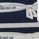 11.5" X 12" X 8.5" White Blue Fabric Boxes With Cover Set Of 3 - Homeroots - Flyclothing LLC