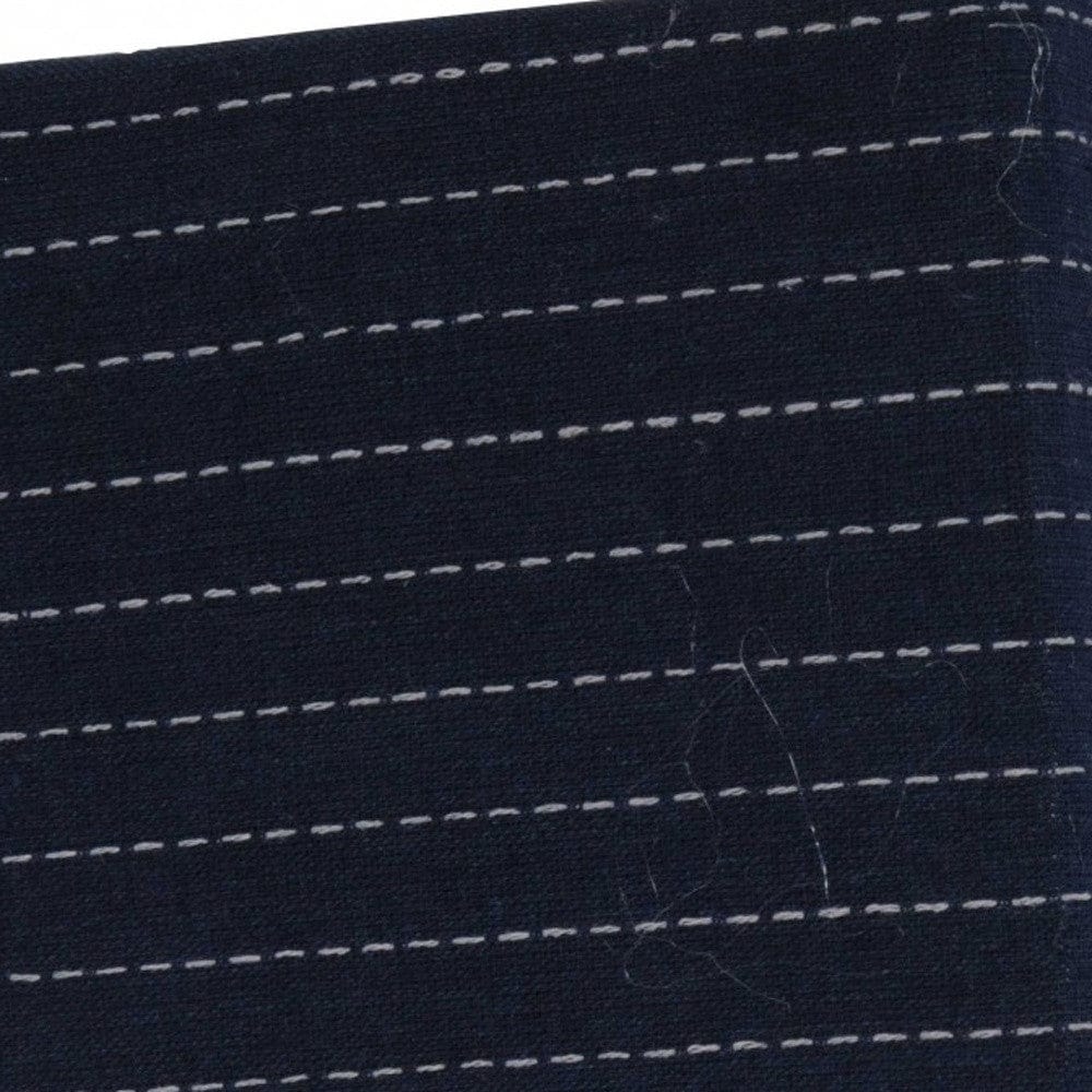 12" X 12.5" X 9.5" White Blue Foldable Fabric Basket Set Of 3 - Homeroots - Flyclothing LLC