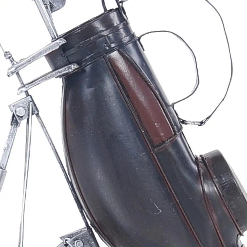 6.5" X 8" X 10" Black Golf Bag - Homeroots