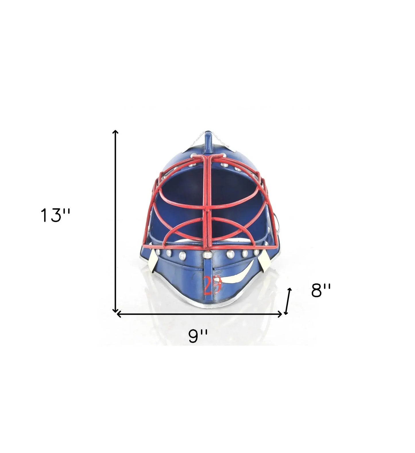 9" X 13" X 8" Baseball Helmet - Homeroots - Flyclothing LLC
