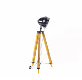 35" Distressed Tripod Floor Lamp With Cone - Homeroots - Flyclothing LLC